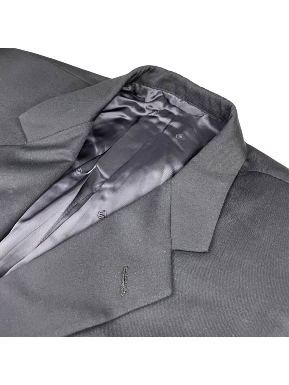 Hickey Freeman Men’s Wool/Cashmere Boardroom Blazer/Jacket Navy Blue • 46R